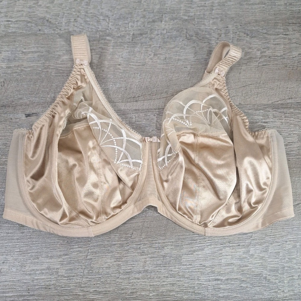 Elomi Cate Full Cup Banded Underwire Bra Style EL4030 LAE US 44H Tan